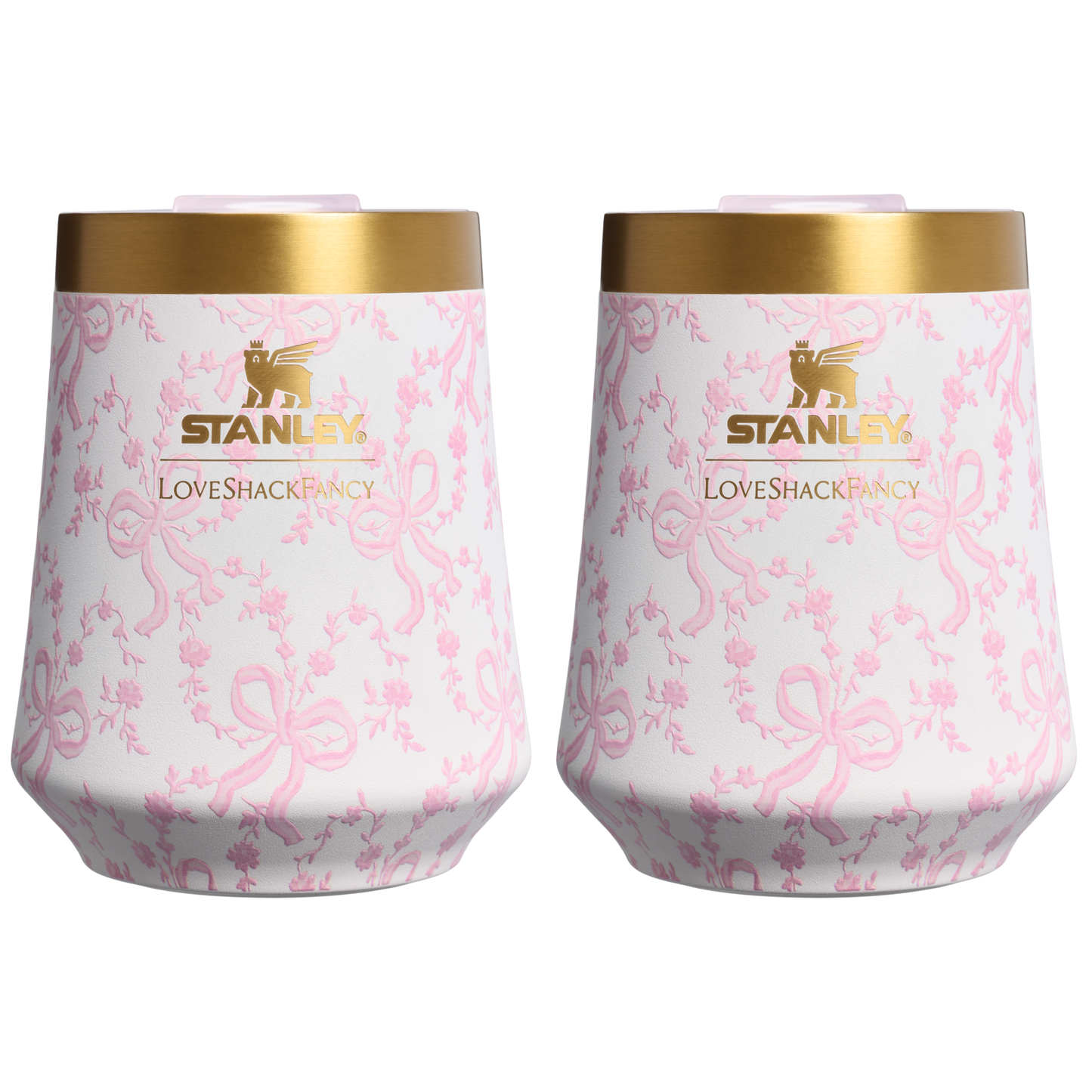 Stanley 1913 x LoveShackFancy Holiday The Reserve Wine Tumbler Set | 11 OZ (2-pack)